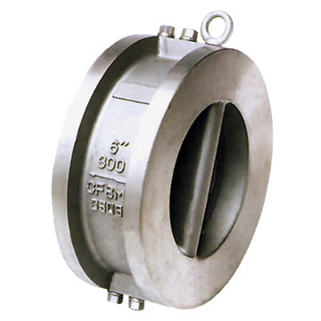 double disc wafer swing check valve